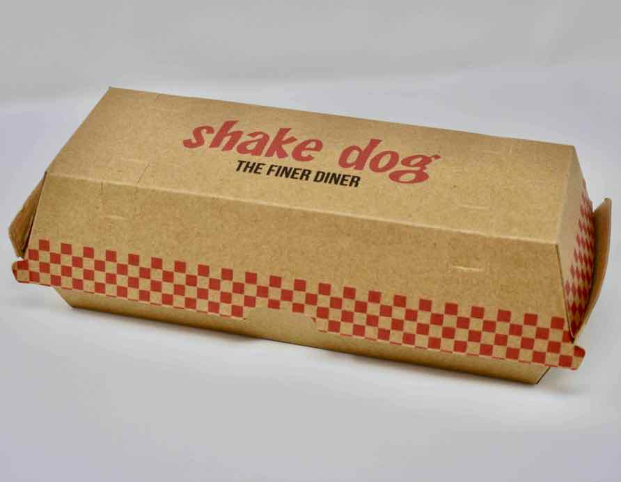SHAKE DOG HOTDOG BOX F FLUTE X200